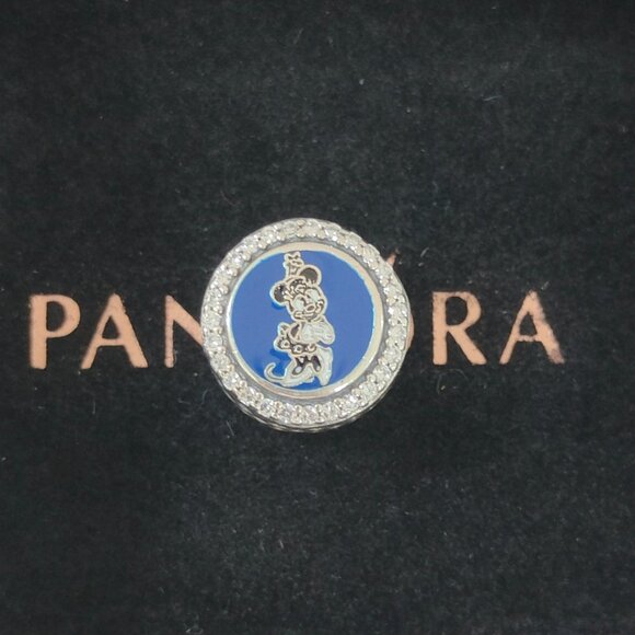 Pandora 2022 Minnie Mouse Hanukkah Menorah Bead Charm S925 Silver with box - Picture 1 of 5